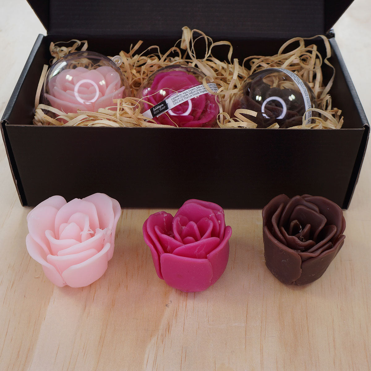 LIMITED EDITION ROSE SOAP GIFT BOX C.A.F.M. Botanics